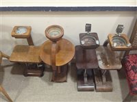 Lot 336 - FOUR SMOKER STANDS