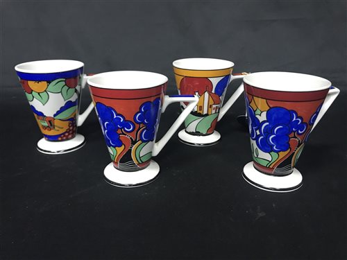 Lot 393 - A COLLECTION OF ART DECO STYLE SADLER CUPS