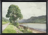 Lot 487 - A PAIR OF WATERCOLOURS BY GEORGE HOUSTON