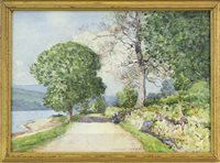 Lot 434 - A PAIR OF WATERCOLOURS BY GEORGE HOUSTON