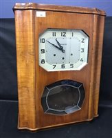 Lot 386 - A VEDETTE WALL CLOCK