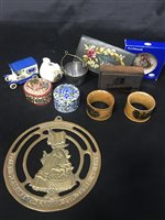 Lot 428 - MAUCHLIN NAPKIN RINGS AND OTHER COLLECTABLES