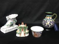 Lot 434 - A DUTCH GOUDA JUG AND OTHER COLLECTABLES