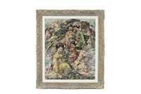 Lot 432 - YOUNG JAPANESE GIRLS GATHERING FLOWERS, BY EDWARD ATKINSON HORNEL