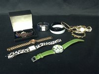 Lot 463 - A COLLECTION OF COSTUME JEWELLERY AND LADY'S WATCHES
