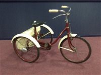 Lot 468 - A VINTAGE TRIANG TRICYCLE