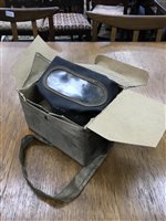 Lot 80 - A WWII GAS MASK IN CARRY CASE