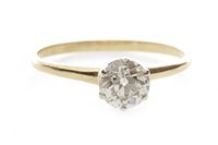Lot 101 - A DIAMOND SOLITAIRE RING