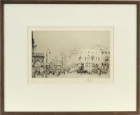 Lot 471 - PICCADILLY, LONDON, AN ORIGINAL ETCHING BY WILLIAM WALCOT
