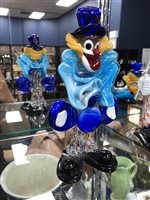 Lot 115 - A GROUP OF MURANO GLASS CLOWNS