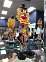 Lot 115 - A GROUP OF MURANO GLASS CLOWNS