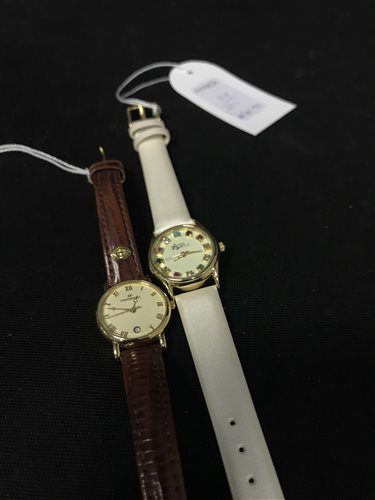 Lot 21 - A CONTINENTAL LADIES WATCH