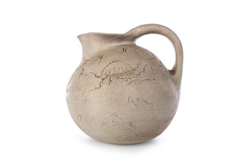 Lot 1335 - A MARTIN BROTHERS EARTHENWARE JUG