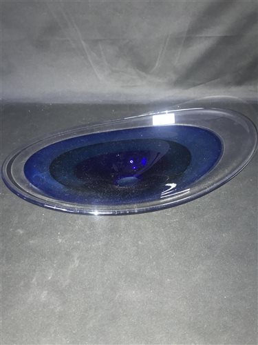 Lot 202 - 'SATURN' GLASS BOWL BY RICHARD GLASS