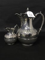 Lot 158 - A GROUP OF SILVER PLATED ITEMS
