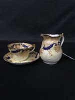 Lot 182 - W & SONS GILT AND FLORAL TEA SERVICE