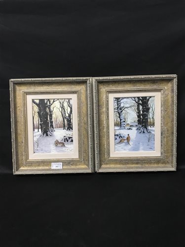 Lot 282 - TWO OILS ON BOARD BY G WILLIAMS