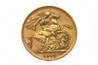 Lot 513 - A GOLD SOVEREIGN, 1913