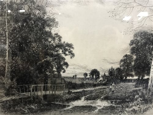 Lot 209 - COUNTRY SCENE BY JOHN FULLWOOD