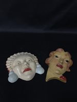 Lot 257 - ART DECO STYLE FACE WALL MASK AFTER CLARICE CLIFF