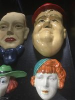 Lot 254 - FACE WALL MASK OF OLIVER HARDY