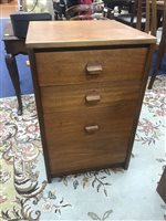 Lot 330 - A TEAK CHEST AND ONE OTHER