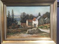 Lot 336 - AN OIL PAINTING AND TWO OTHERS