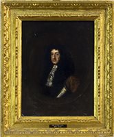 Lot 408 - CIRCLE OF PETER LELY, PORTRAIT OF A GENTLEMAN