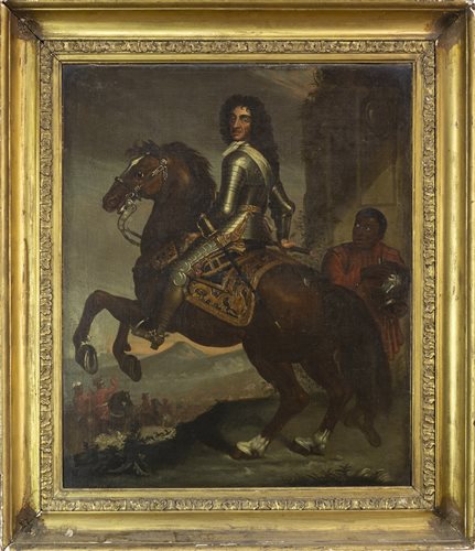Lot 403 - PORTRAIT OF CHARLES II, AFTER SIR PETER LELY