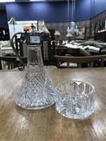 Lot 357 - A WATERFORD CRYSTAL BOWL AND COLLECTABLES