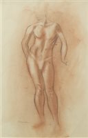Lot 419 - MALE NUDE, BY PAVEL TCHELITCHEW