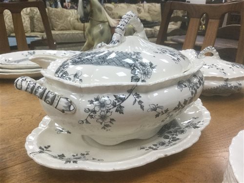 Lot 230 - A VICTORIAN PART DINNER SERVICE