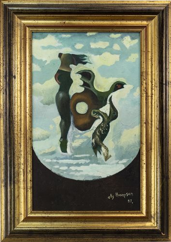 Lot 77 - THE DAUGHTER OF THE SKIES, AN EARLY WORK BY ALLY THOMPSON