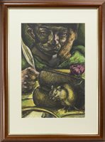 Lot 80 - FIELDMOUSE, AN ARTIST'S PROOF LITHOGRAPH BY PETER HOWSON