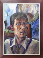 Lot 686 - PORTRAIT OF A MAN, BY VINCENT RATTRAY