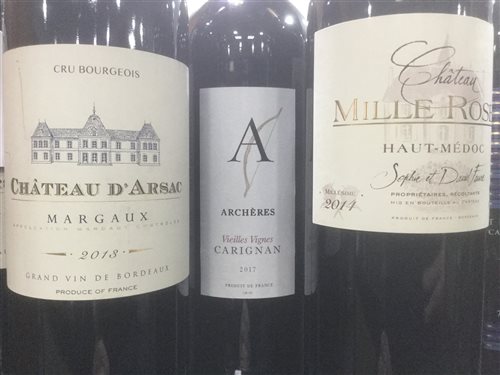 Lot 9 - A SELECTION OF MARGAUX 2013, HAUT MEDOC AND OTHER ED WINE - TWELVE BOTTLES