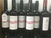 Lot 11 - A SELECTION OF MERLOT, CARMENAIRE 2015 AND OTHER RED WINE - TWELVE BOTTLES