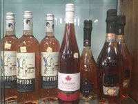 Lot 35 - A SELECTION OF ROSE WINE AND SPARKLING ROSE - THIRTEEN BOTTLES