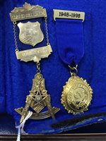 Lot 380 - A CASE OF MASONIC REGALIA