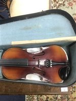 Lot 388 - A VIOLIN IN CASE