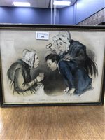 Lot 395 - A COLLECTION OF THREE CONTINENTAL LITHOGRAPHS