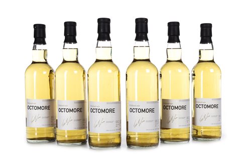 Lot 1044 - SIX BOTTLES OF OCTOMORE 2002 FUTURES
