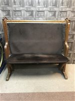 Lot 419 - A PINE BENCH