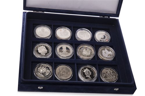 Lot 525 - A COLLECTION OF SILVER PROOF COINS