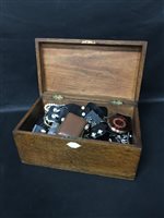 Lot 469 - A BOX OF COSTUME JEWELLERY