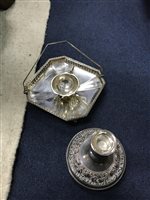 Lot 327 - A LOT OF SILVER PLATED ITEMS