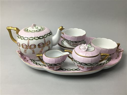Lot 27 - A FRENCH TEA FOR TWO SERVICE
