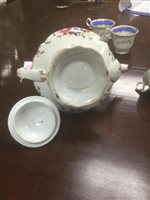 Lot 36 - A MID 19TH CENTURY TEA SERVICE AND A PAIR OF VASES