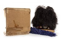 Lot 1657 - AN OSTRICH FEATHER BUSBY AND TWO DOUBLETS