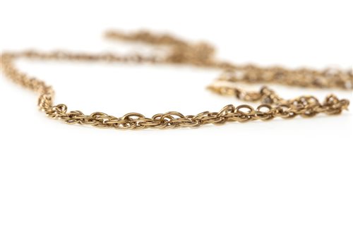 Lot 252 - A ROPETWIST CHAIN